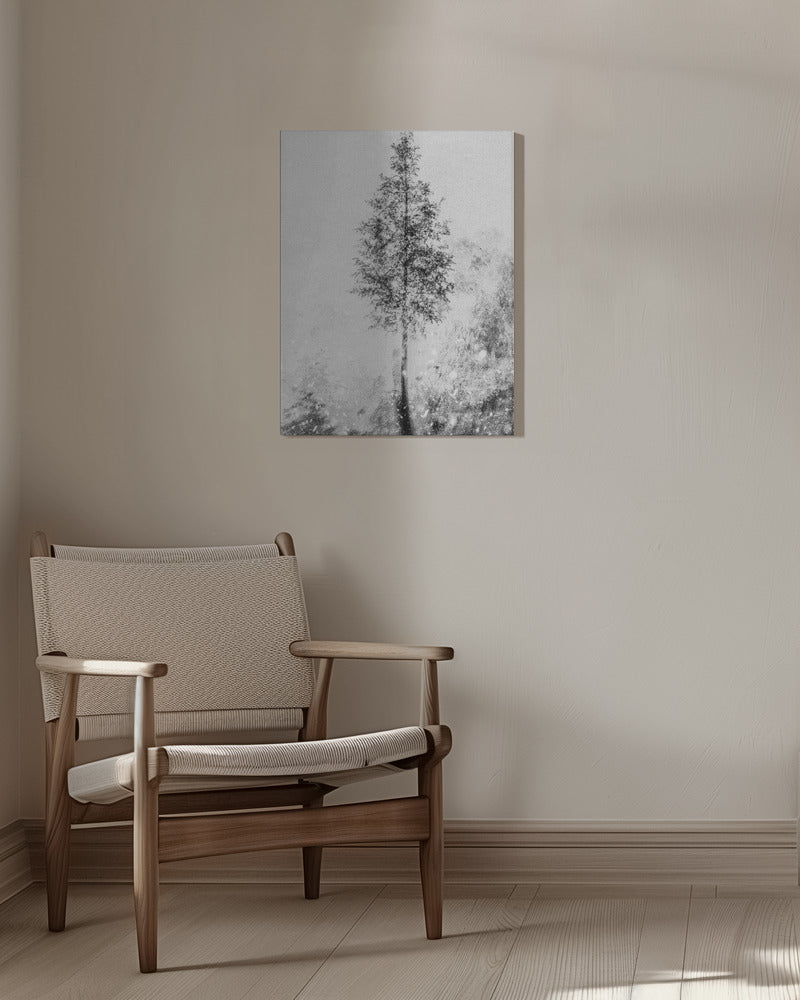 Woven natural dreams black & white Poster och Canvastavla