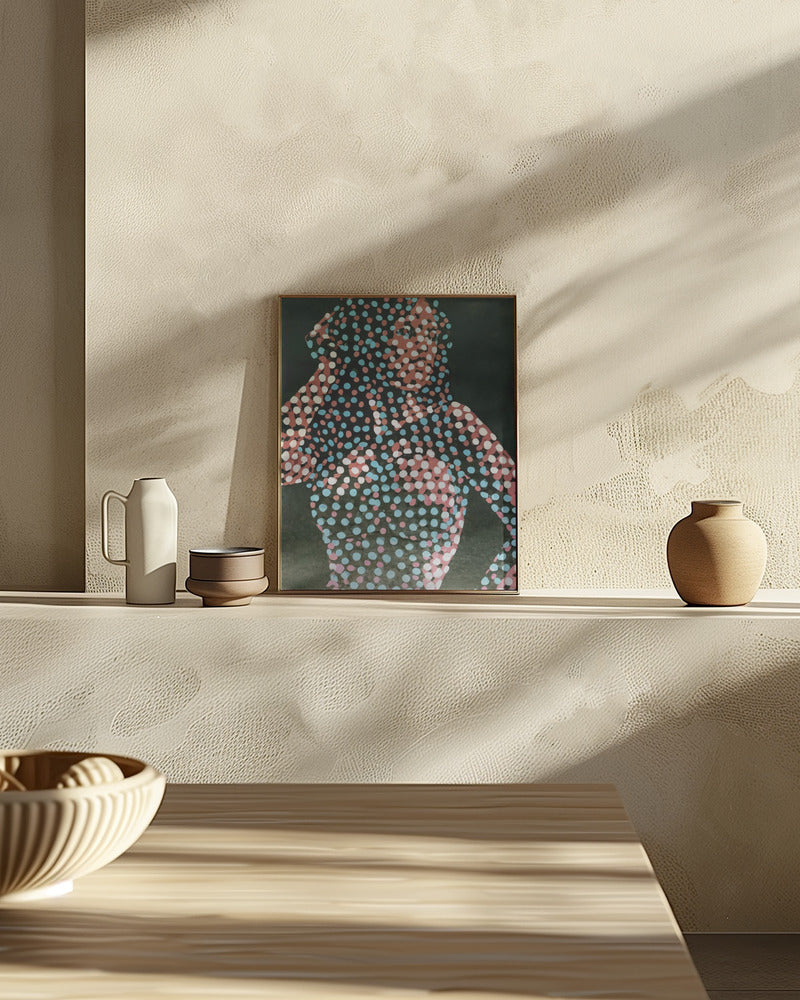 Woman in dots Poster och Canvastavla