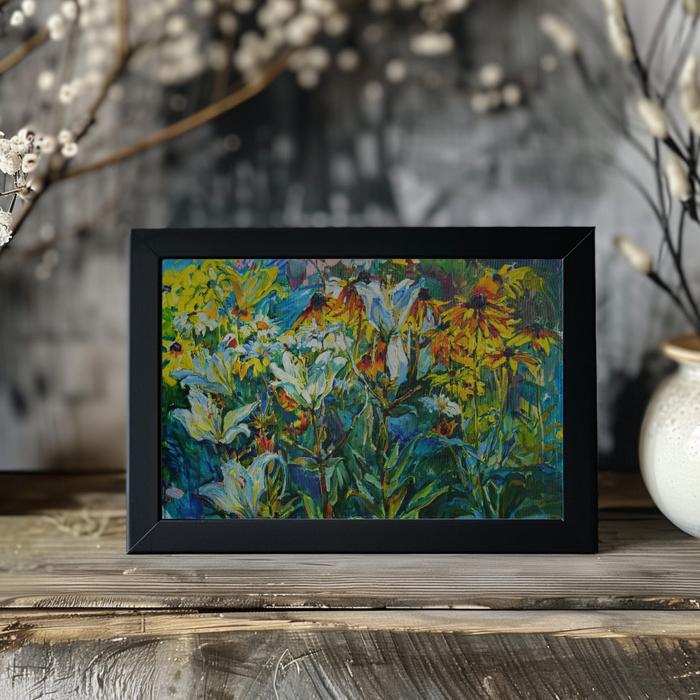 White lilies Poster och Canvastavla