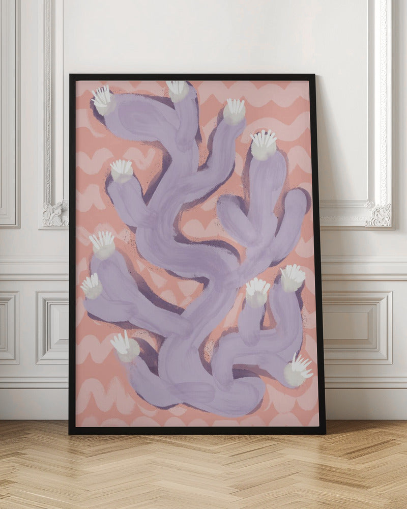 Purple Coral Poster och Canvastavla