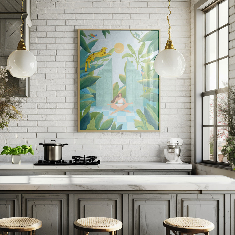 Jungle Zen Poster och Canvastavla