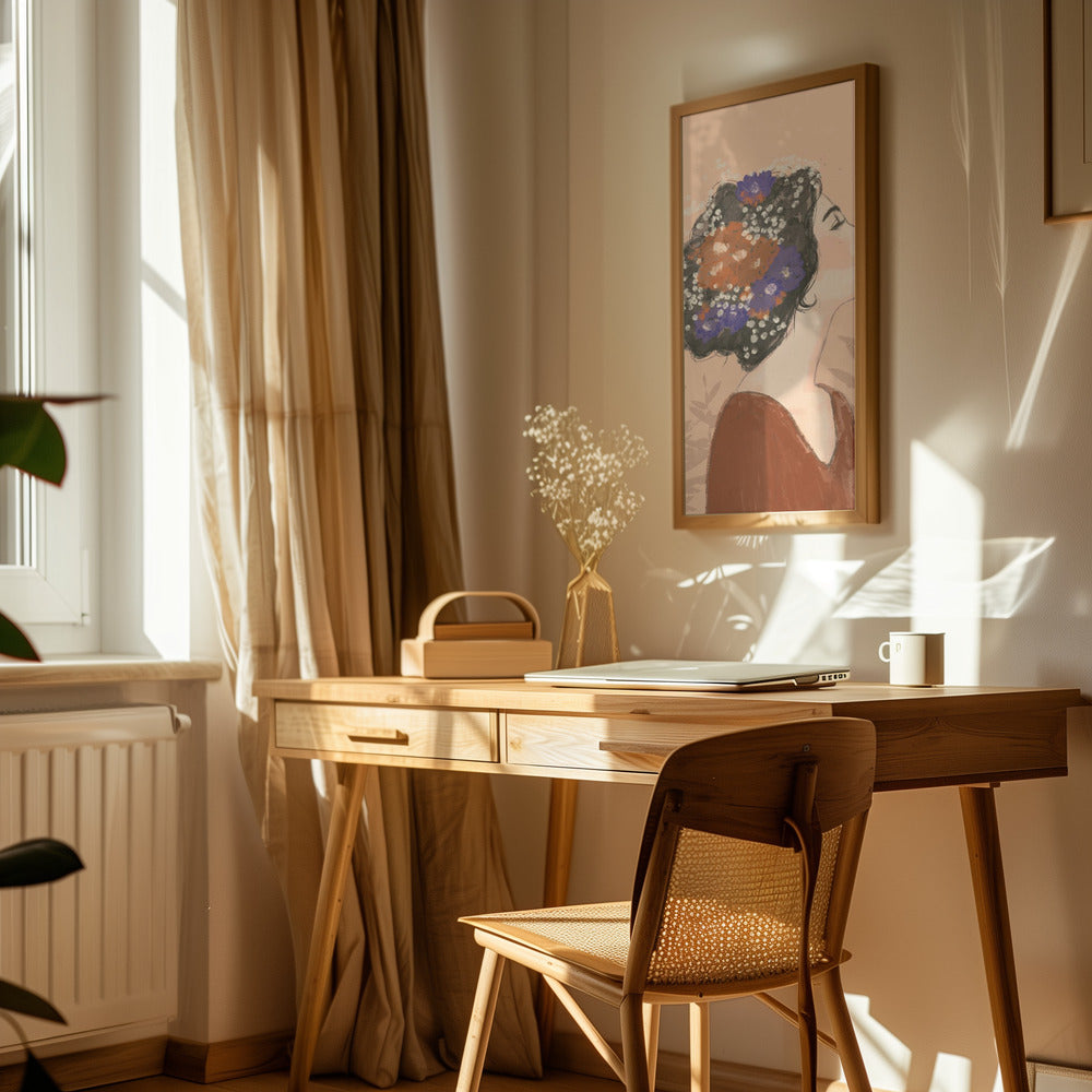 Summer Night (Peach) Poster och Canvastavla