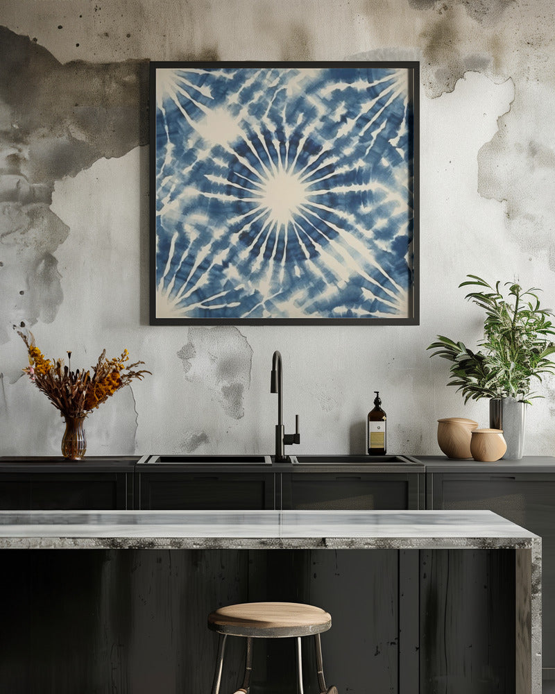 tie dye seamless pattern Poster och Canvastavla