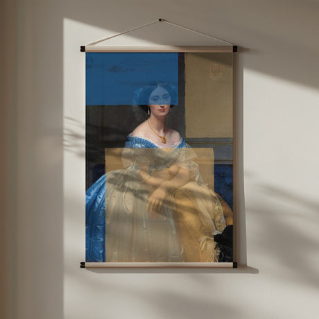 Baroque Portrait Contemporary Collage Poster och Canvastavla
