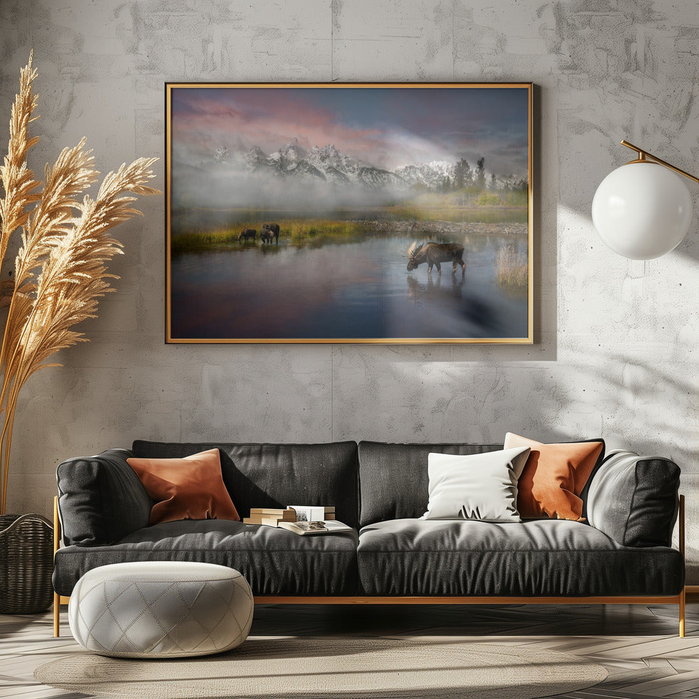 Courtship Poster och Canvastavla