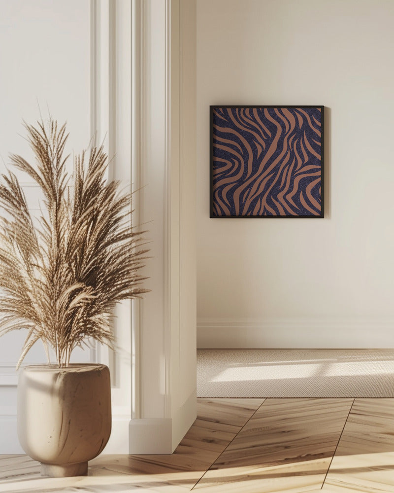 Purple Salmon Pattern 3 Poster och Canvastavla