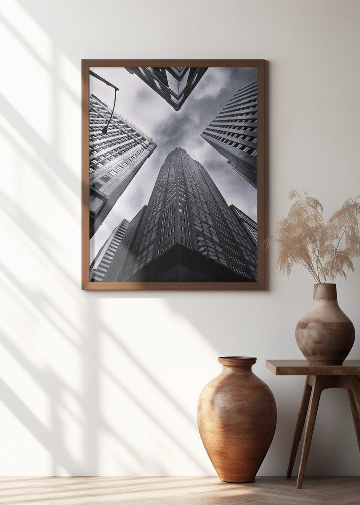 Dark Clouds in the Sky Poster och Canvastavla