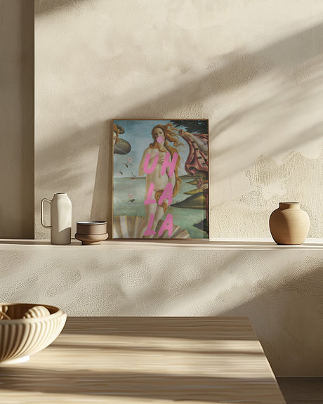 The Birth of Venus by Sandro Botticelli / Uh La La Poster och Canvastavla