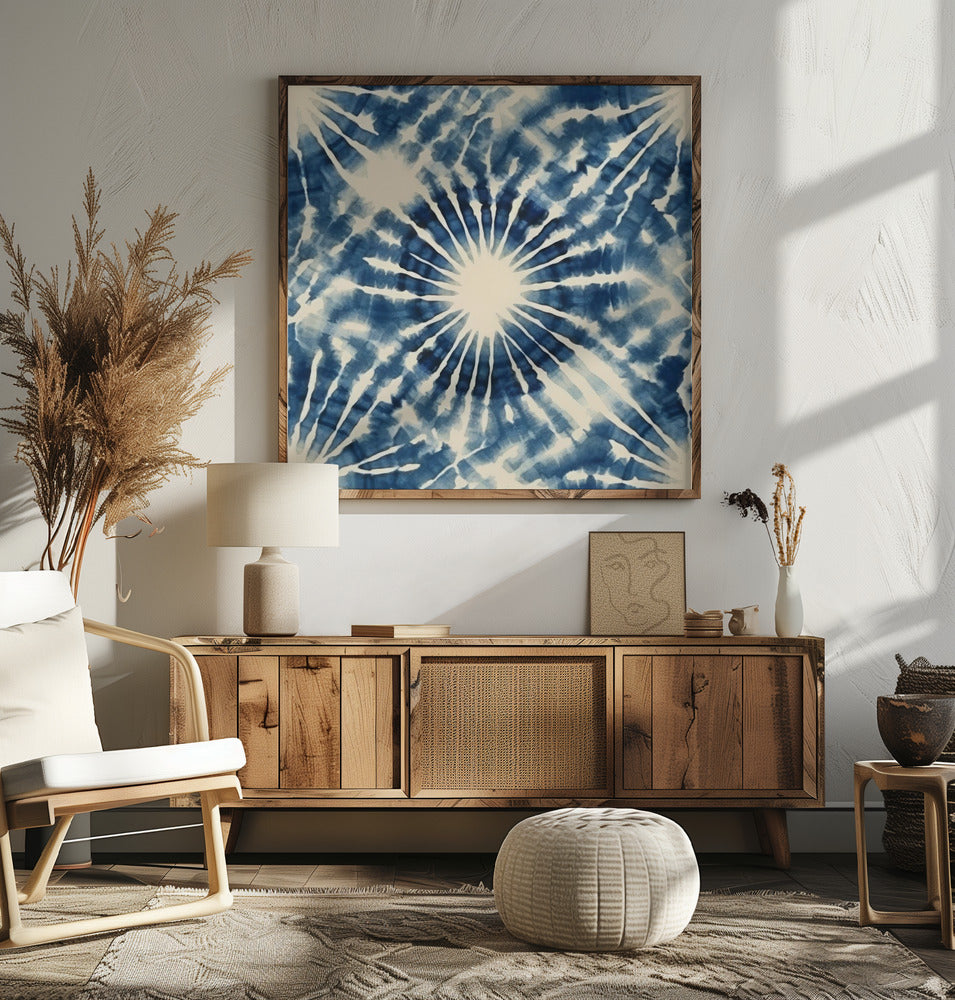 tie dye seamless pattern Poster och Canvastavla