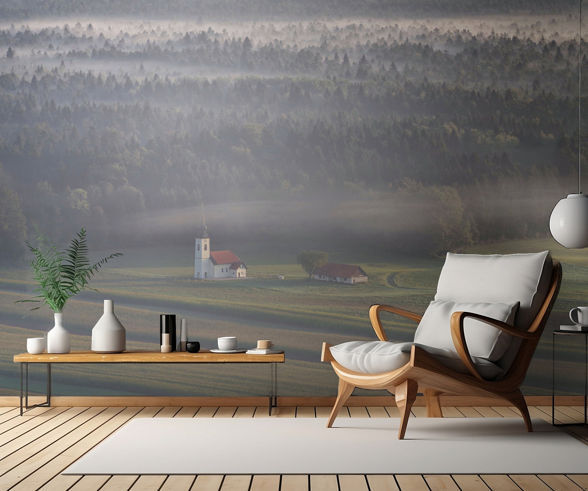 ST. JACOB in tiny mist Poster och Canvastavla