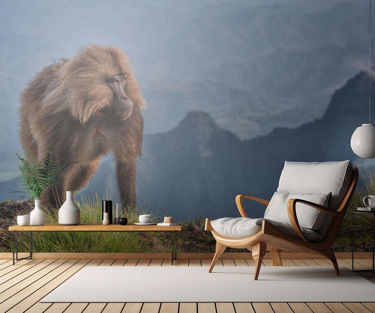 The lion monkey Poster och Canvastavla