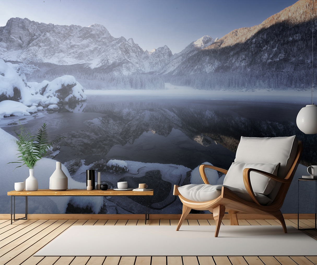 Winter morning Poster och Canvastavla