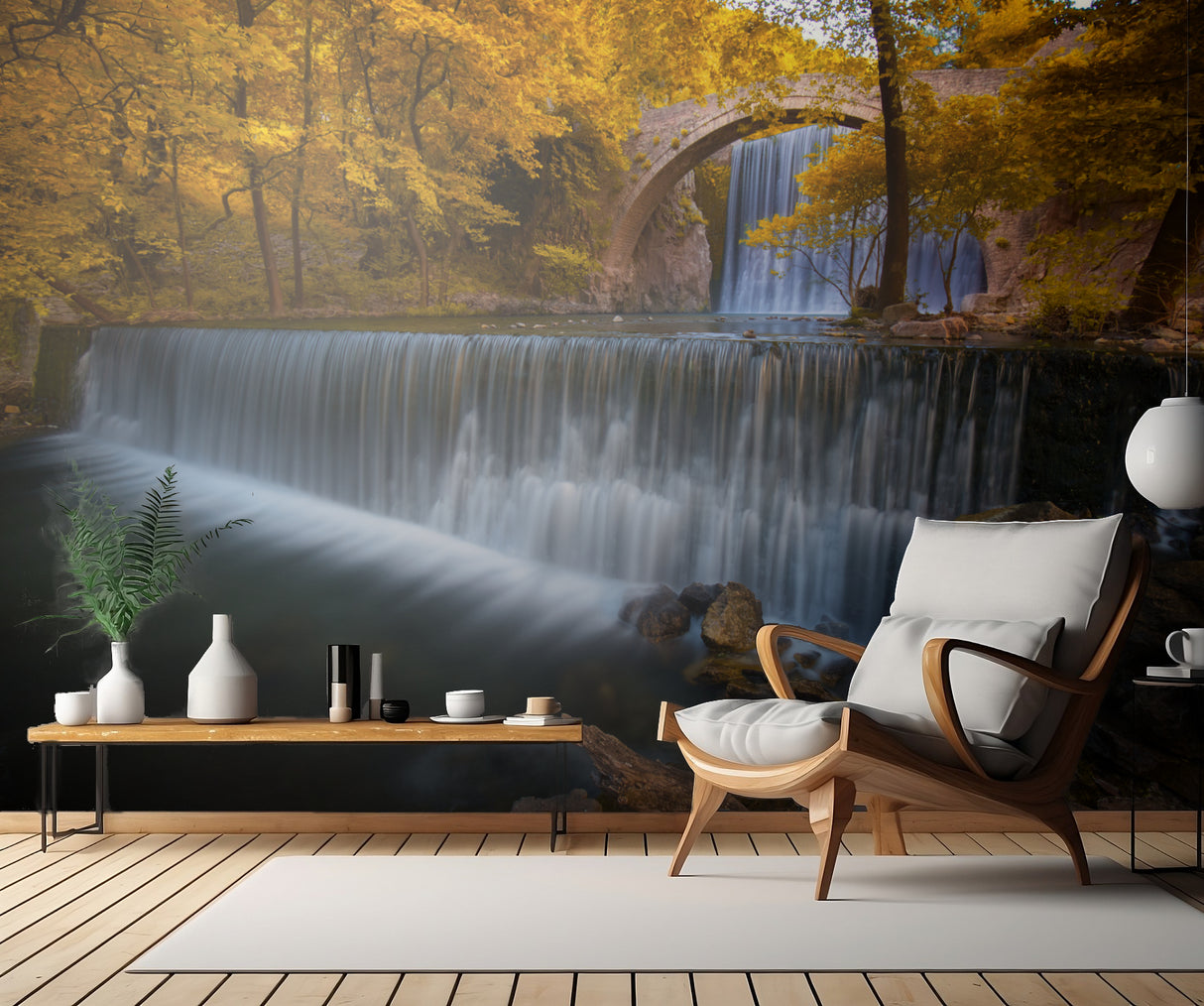 Autumn falls Poster och Canvastavla