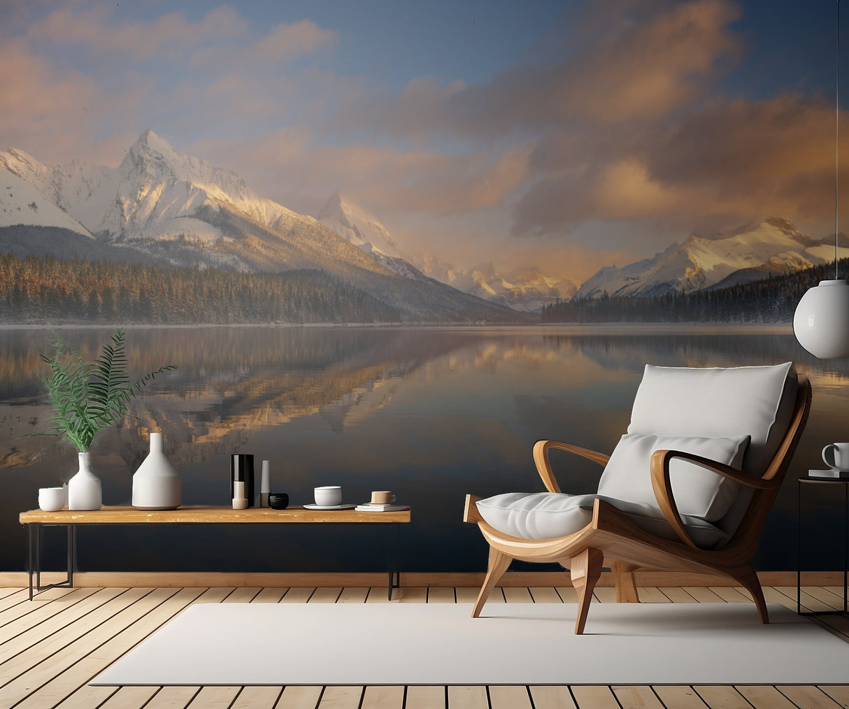 Maligne Lake Poster och Canvastavla