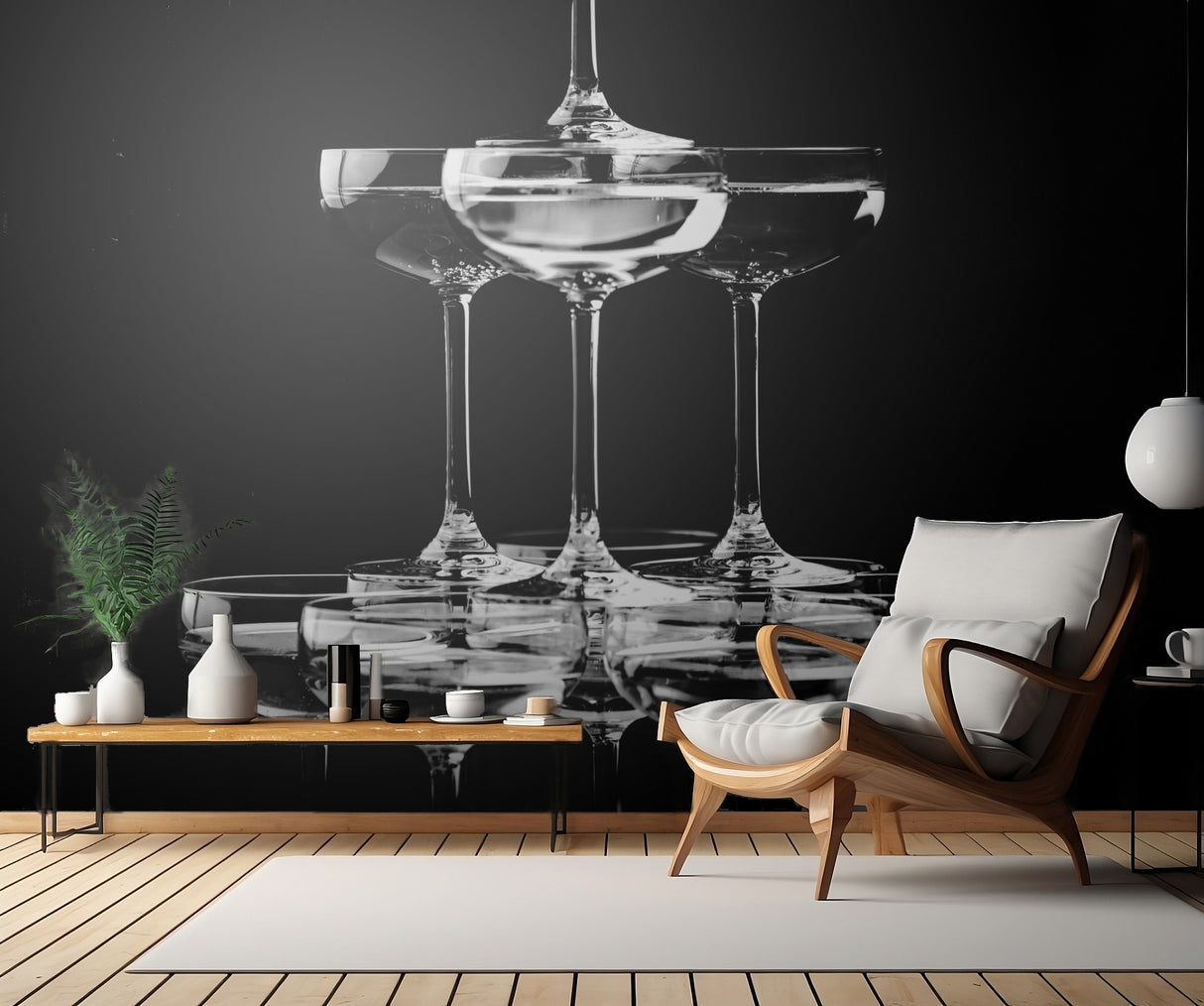 Champagne tower_10 Poster och Canvastavla