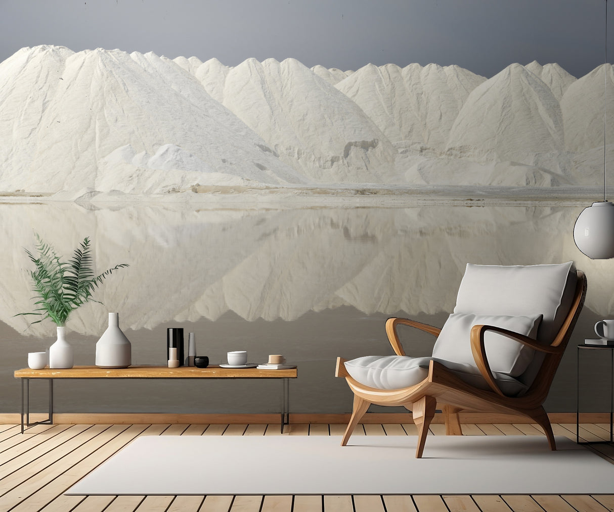 Salt flats in Sanlúcar de Barrameda, Cádiz, España Poster och Canvastavla