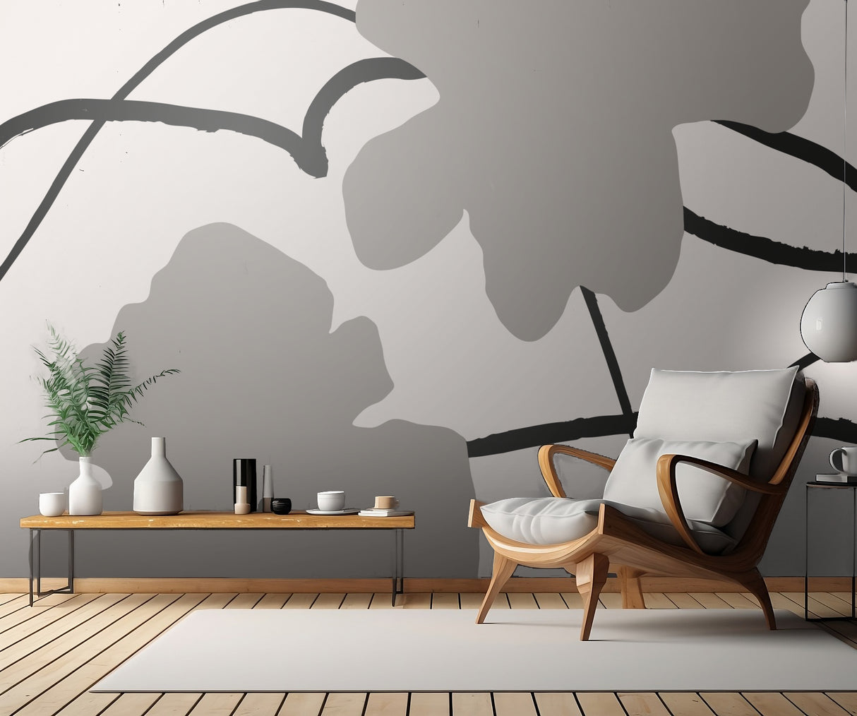 FLOWER WALL Poster och Canvastavla