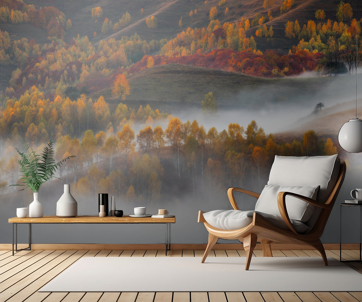 Flowing mist Poster och Canvastavla