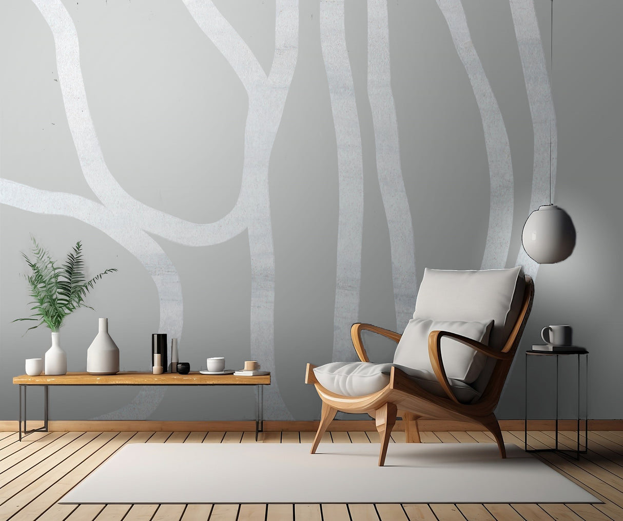 Textured Lines Poster och Canvastavla