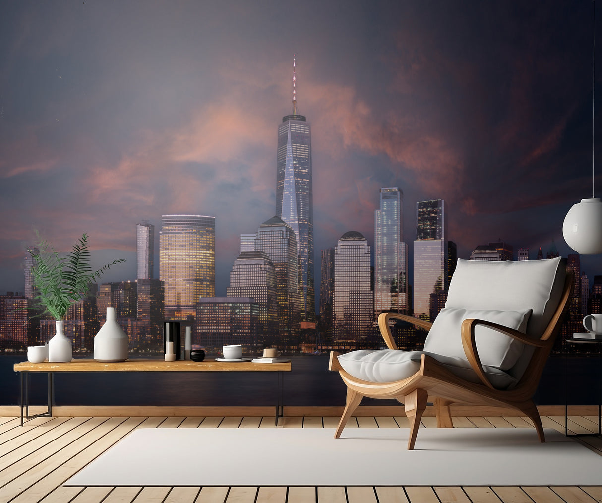 Skyline NYC Poster och Canvastavla