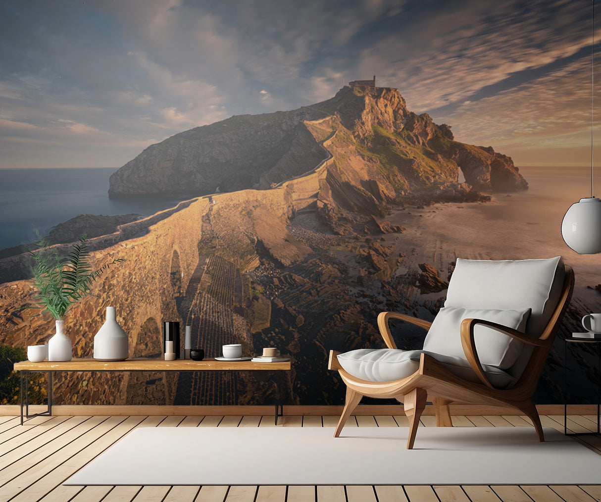 Gaztelugatxe Poster och Canvastavla