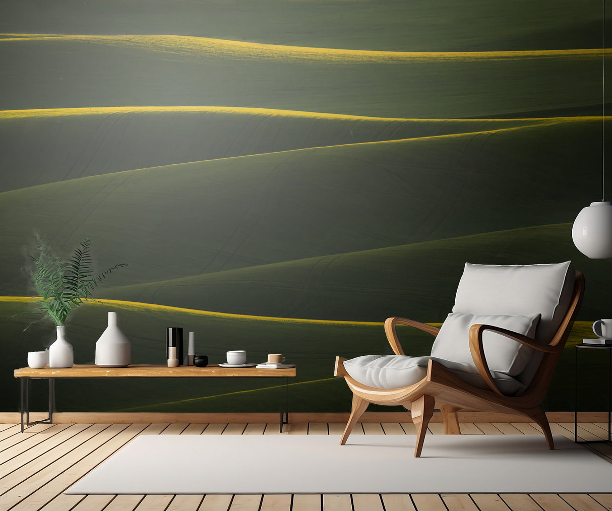 Gold Line Poster och Canvastavla