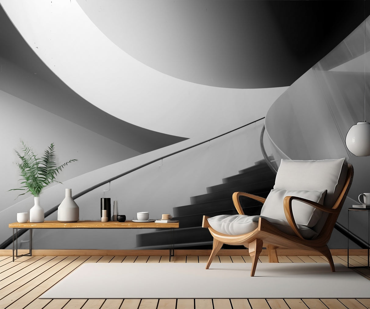 Around the stairs Poster och Canvastavla