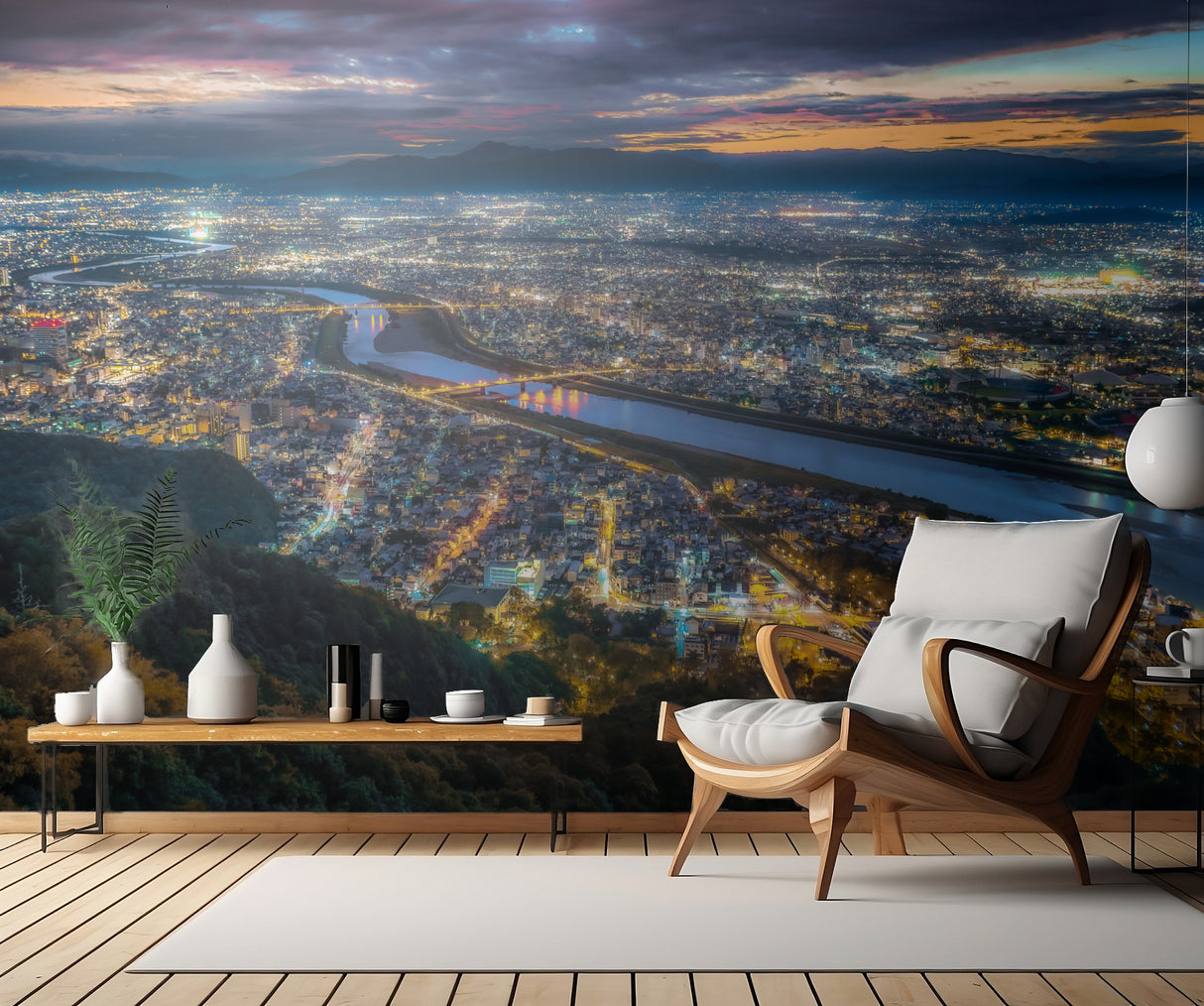 A magical time when day and night blend together Poster och Canvastavla