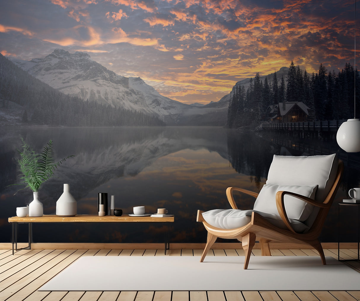 Emerald Lake, Canada Poster och Canvastavla