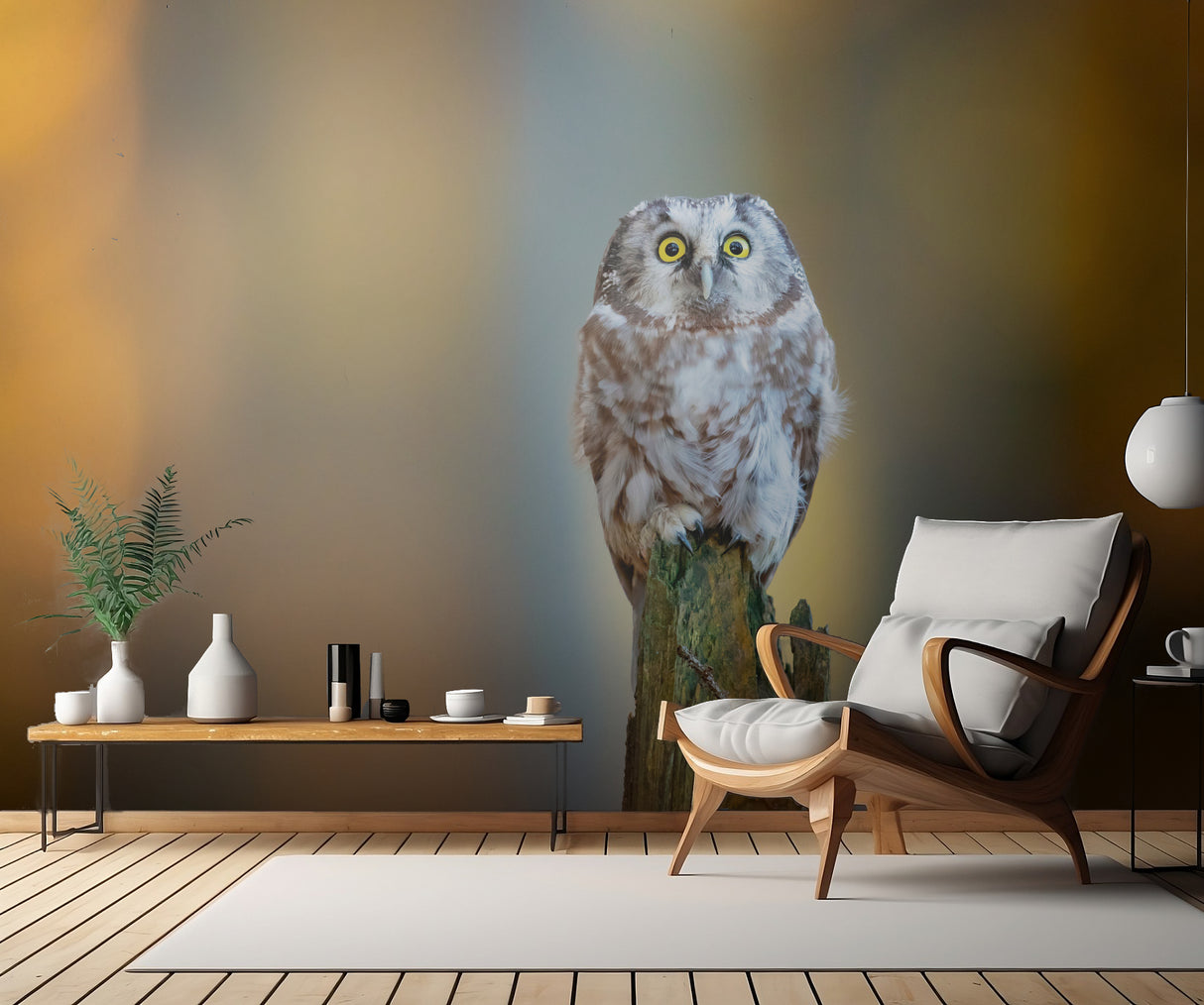 Boreal owl Poster och Canvastavla