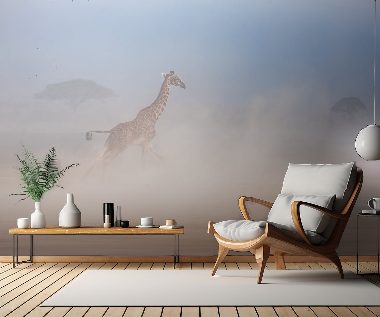 The giraffe dance2 Poster och Canvastavla