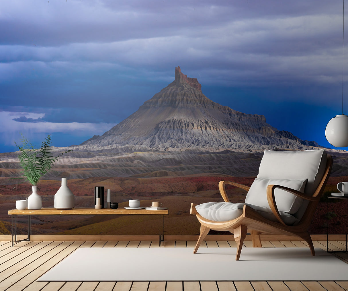 Factory Butte Poster och Canvastavla