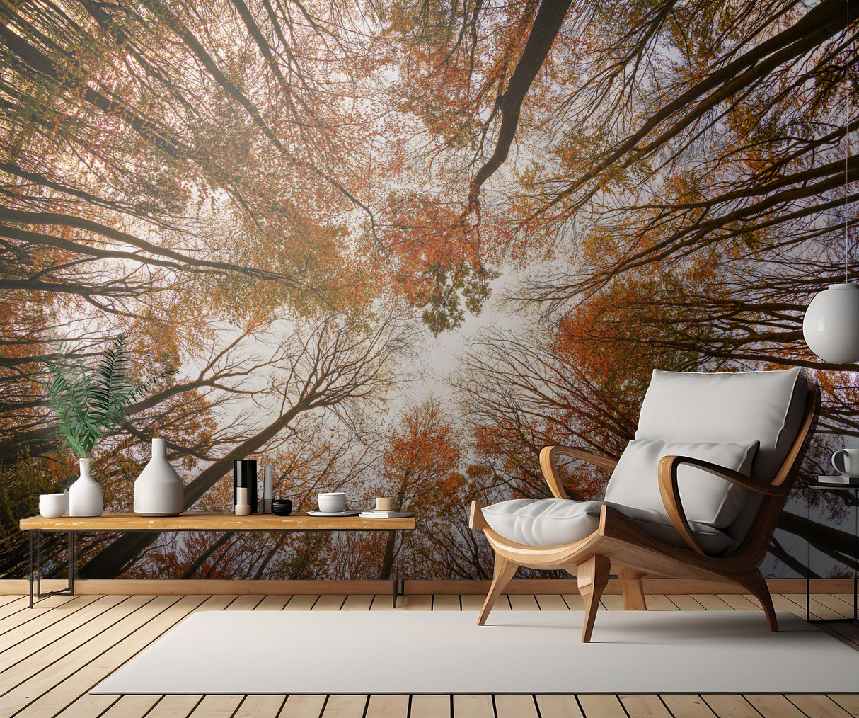 Autumn Trees Poster och Canvastavla