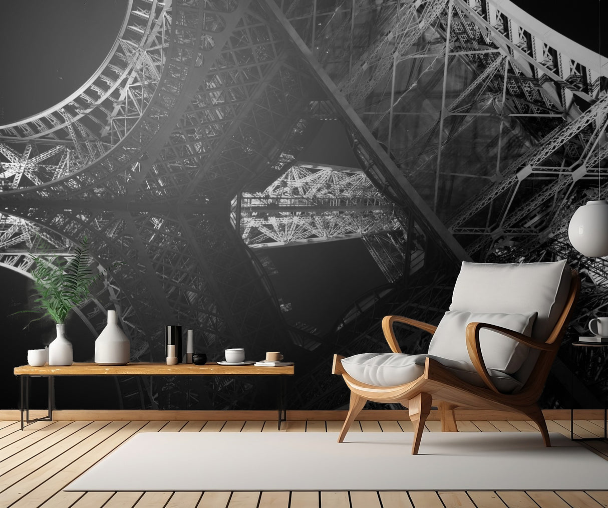 Eiffel. A perspective Poster och Canvastavla