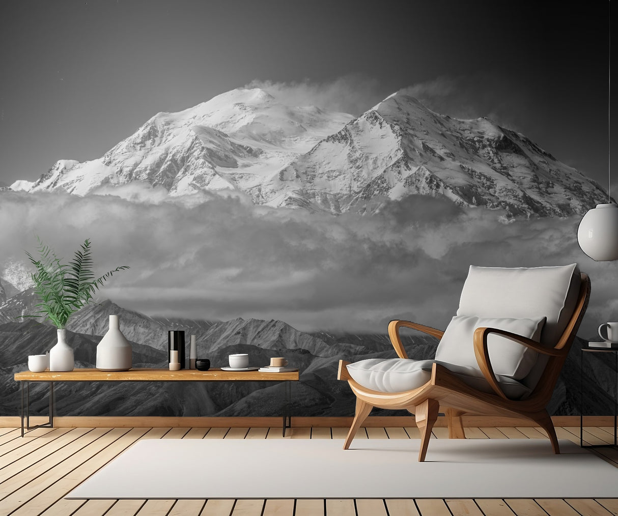 Denali from the opposing ridge line Poster och Canvastavla