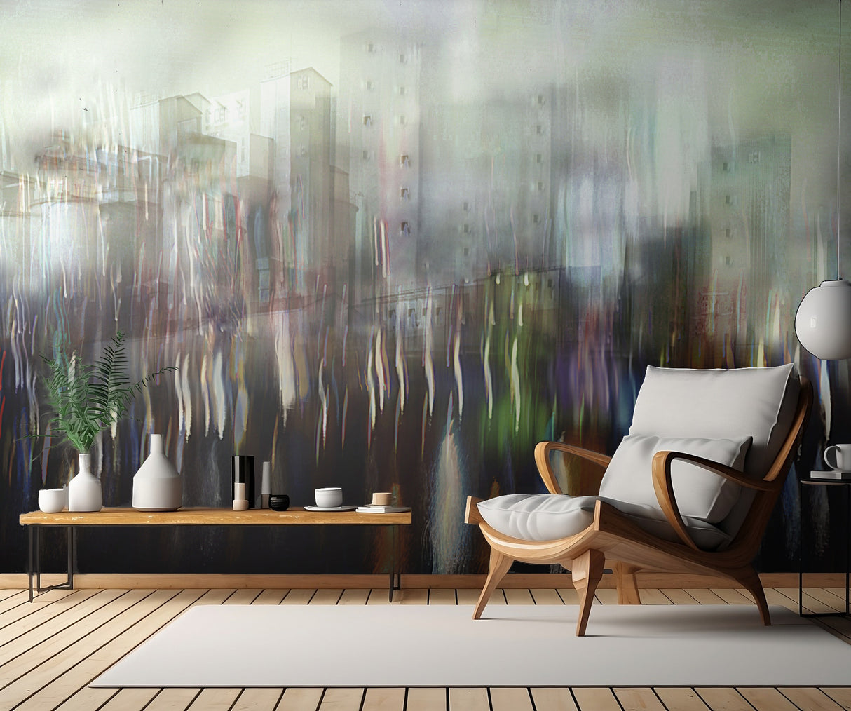 Neon city Poster och Canvastavla
