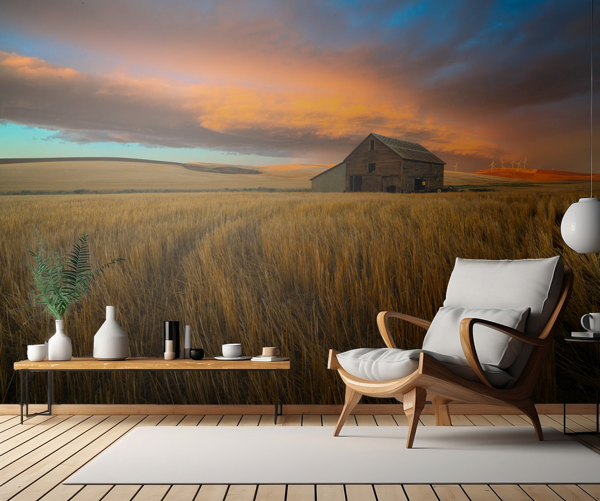 Storm over Palouse Poster och Canvastavla