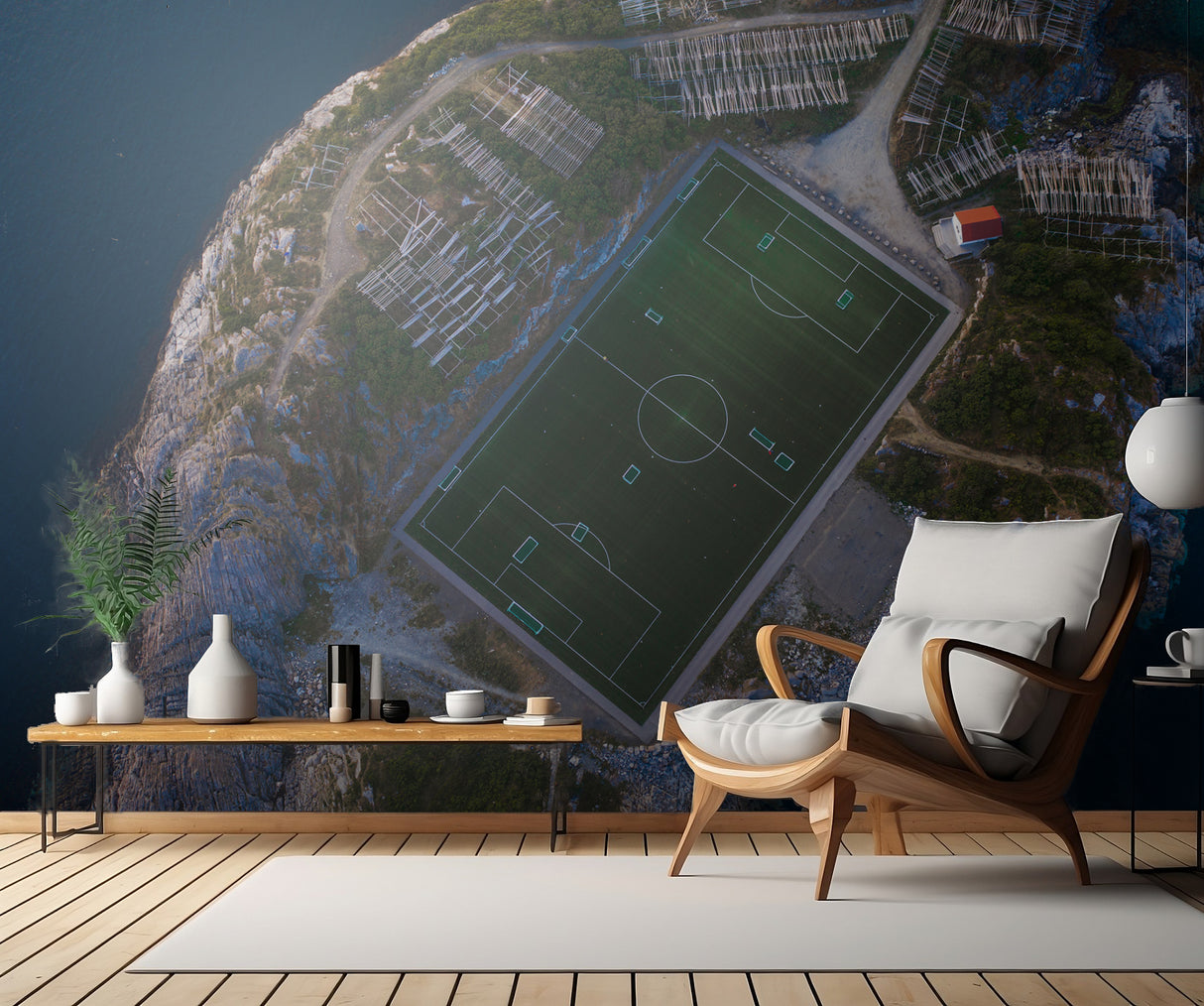 The furthest football field Poster och Canvastavla