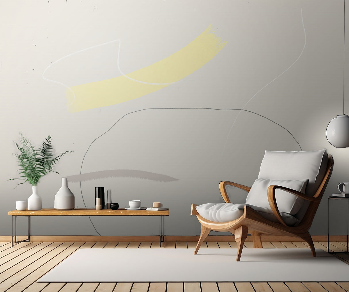 Touch of Yellow Poster och Canvastavla