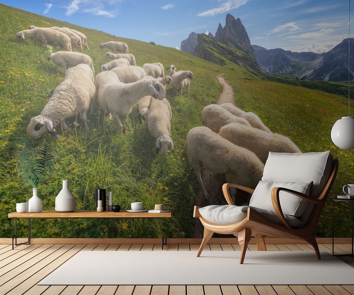 On the way to Odle mountains Poster och Canvastavla