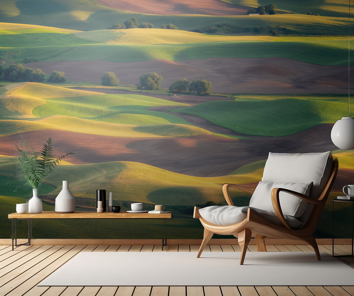 Colorful Palouse Poster och Canvastavla