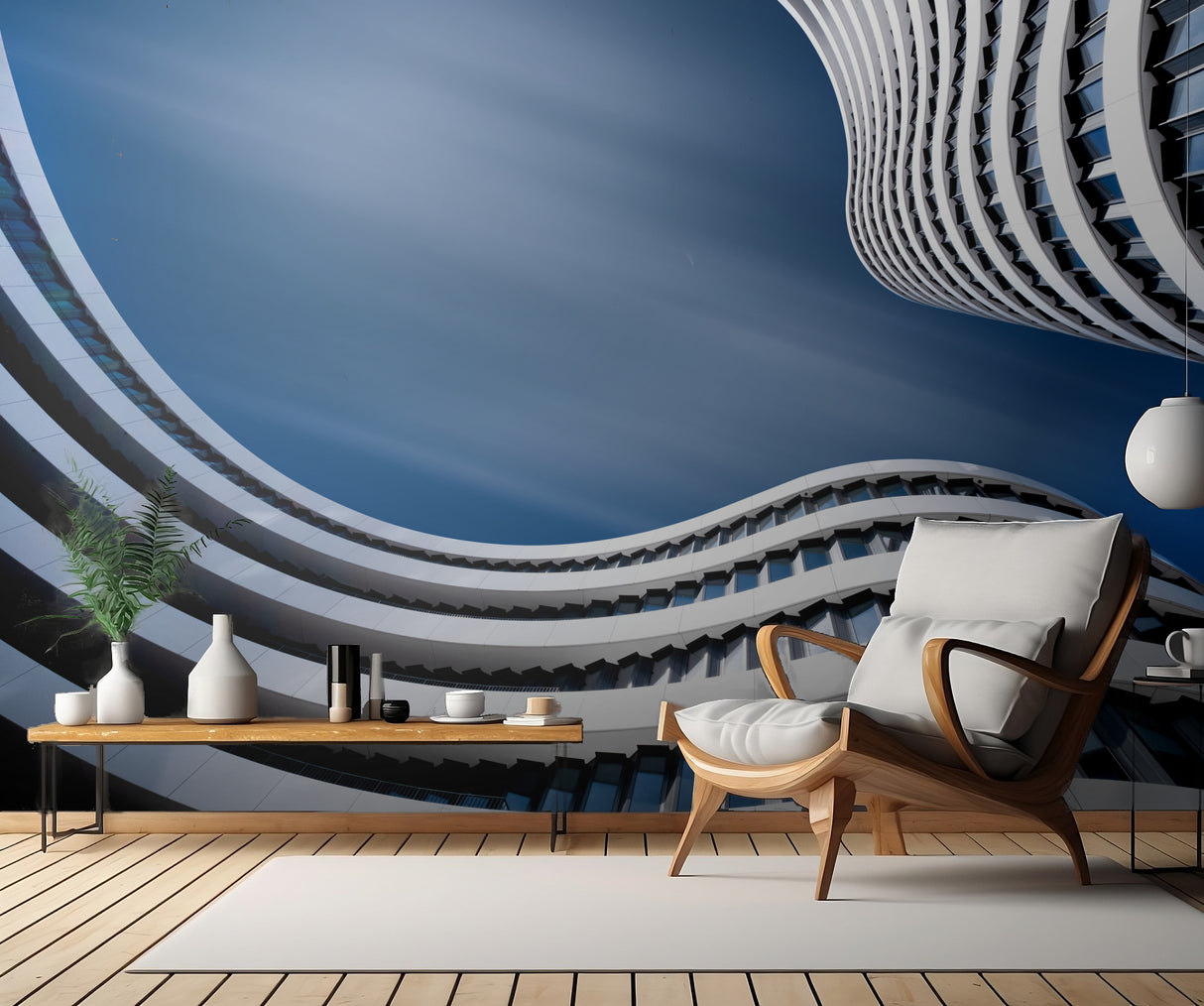 curved architecture Poster och Canvastavla