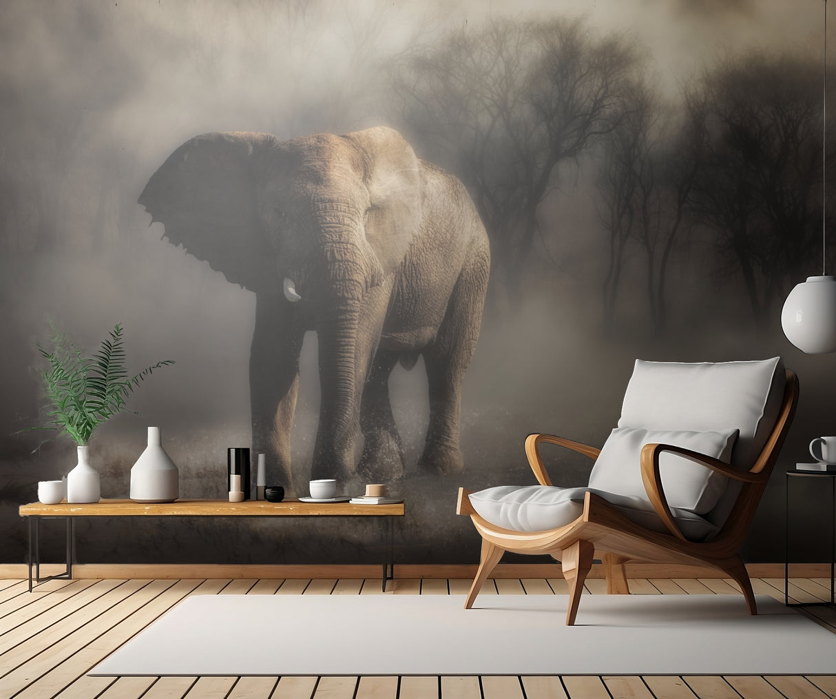 “....elephant drinking water...’ Poster och Canvastavla