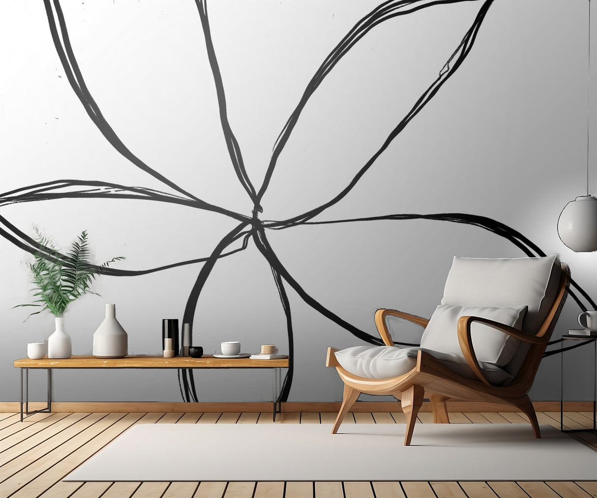 Simple Flower Poster och Canvastavla