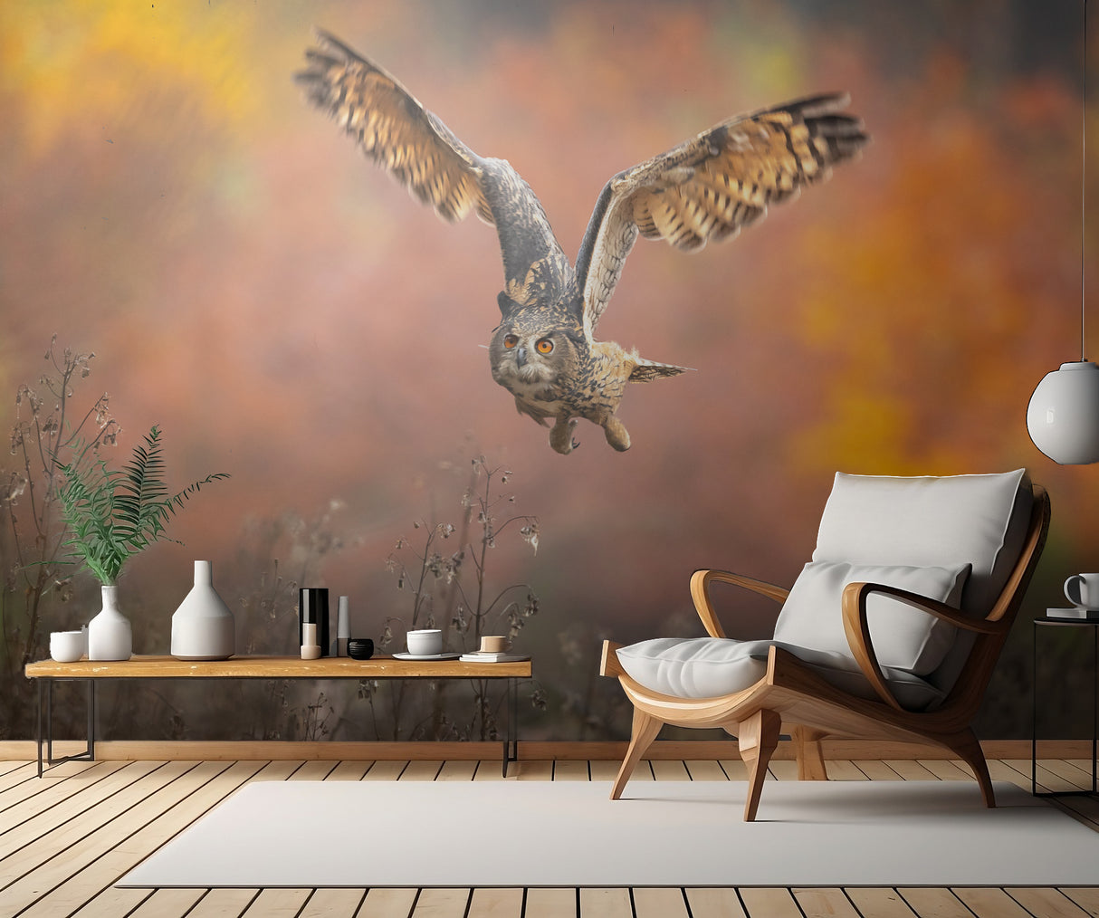 Eurasian eagle-owl Poster och Canvastavla
