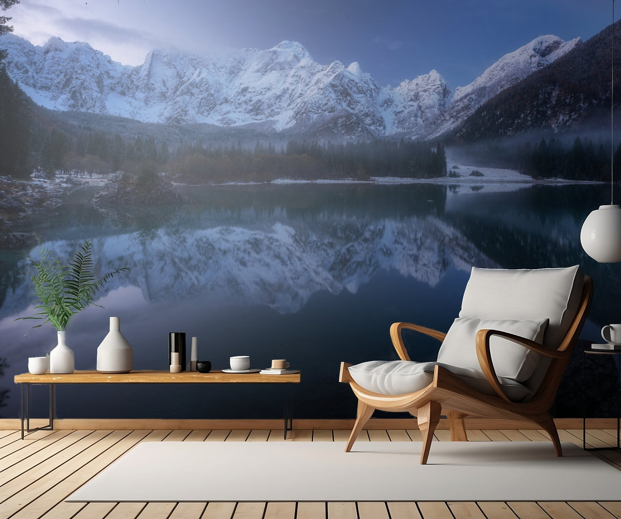 Mystical winter morning Poster och Canvastavla
