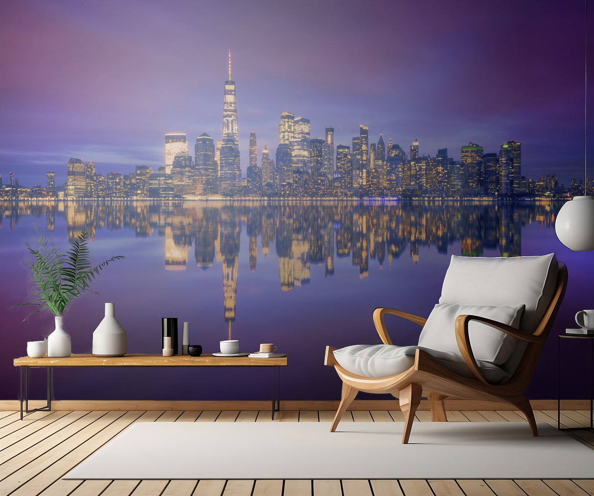 Skyline from NJ Poster och Canvastavla