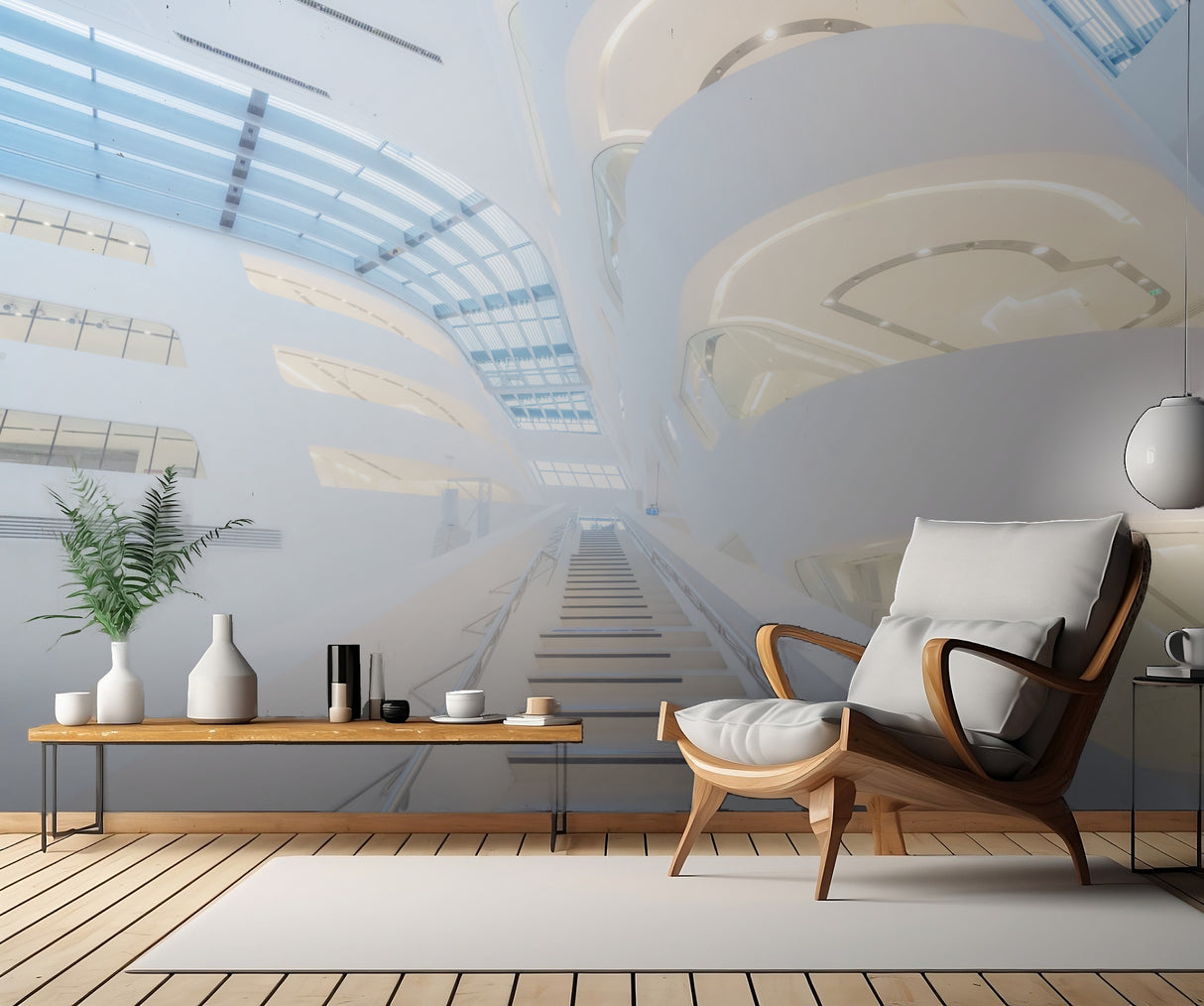 Futuristic architecture Poster och Canvastavla