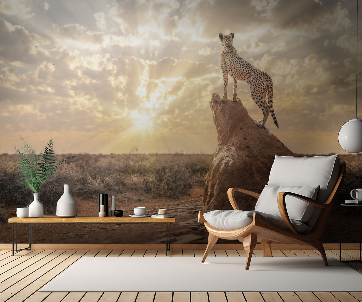 SundownCheetah Poster och Canvastavla