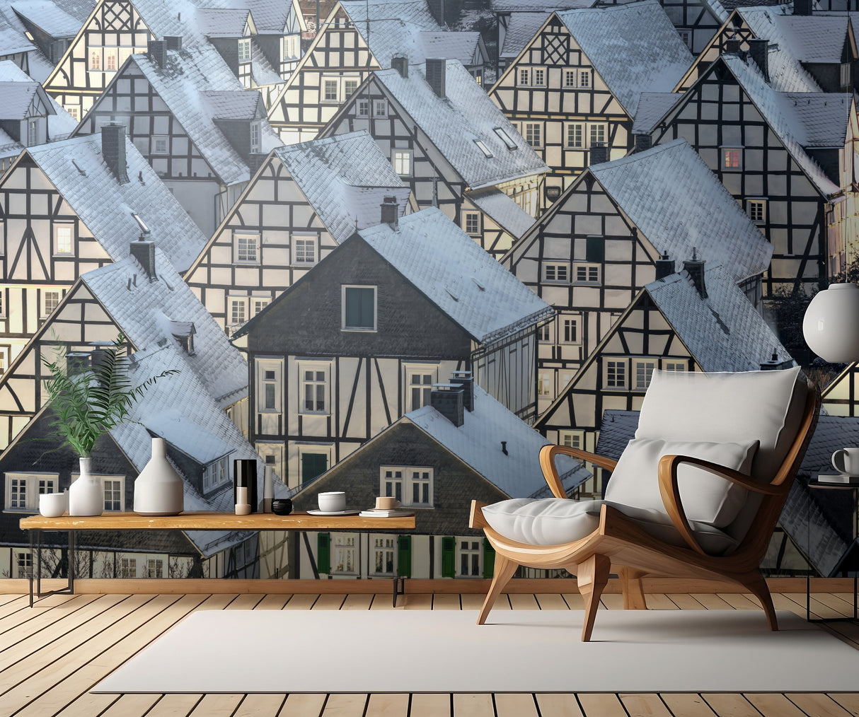 Half-timbered Houses Poster och Canvastavla